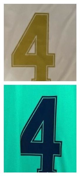 

new patches on long sleeve with dated print font no color penetration