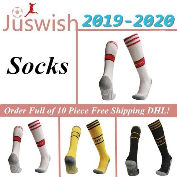 

thailand and kids uniform socks 2019 2020 football socks arsen soccer jersey 19 20 henry guendouzi soccer socks, Black