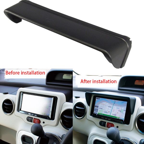 

easy install car monitor anti reflector cover protective lens hood sunshade repair gps navigation modify sun visor shield spare