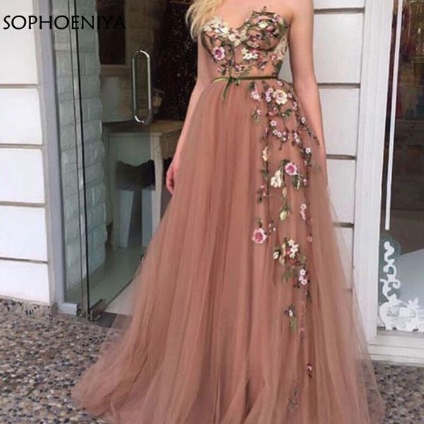 

new arrival pink long evening dress 2019 lace appliques dubai arabic evening dresses ever pretty party gown vestido longo festa, White;black