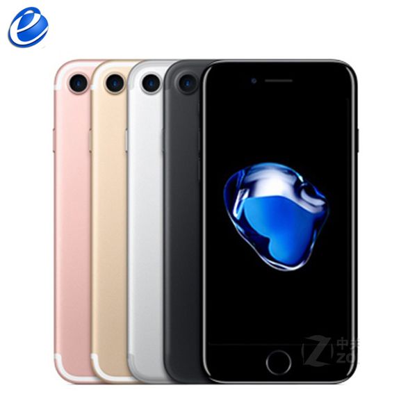 

original apple iphone 7 7 plus without touch id 32gb 128gb ios12 12.0mp home button working refurbished unlocked mobile phone
