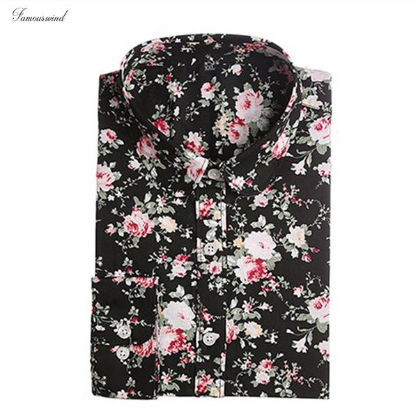 

плюс размера s 5xl женщины с длинным рукавом turn down воротника рубашка хлопка цветочного new femme blusas офис 100% хлопок рубашки, White