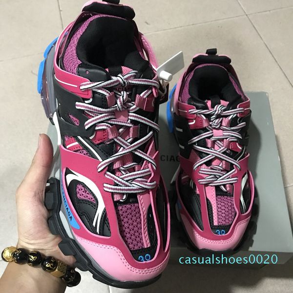 

new fashion triple s track trainers men sports running shoes designer clunky sneakers black orange ladies walking luxury paris dirty c20