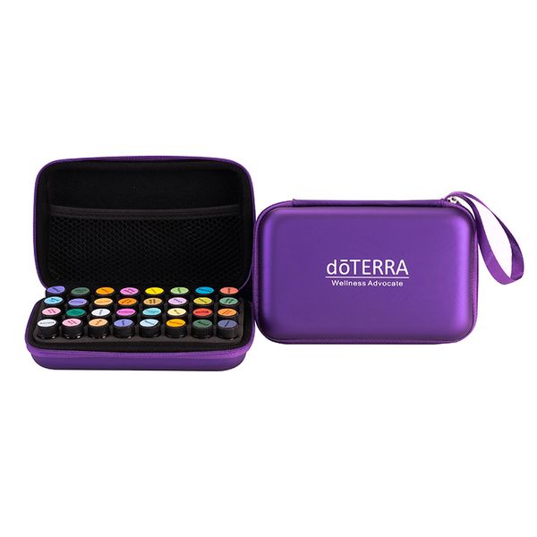 

32 bottles essential oil carrying case 1-3ml storage bag doterra essential oil travel portable hanging organizer storage bag set