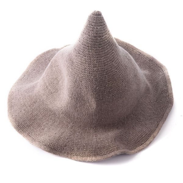 

fashion modern hat halloween witch hat made from sheep wool cute for girl lady gift