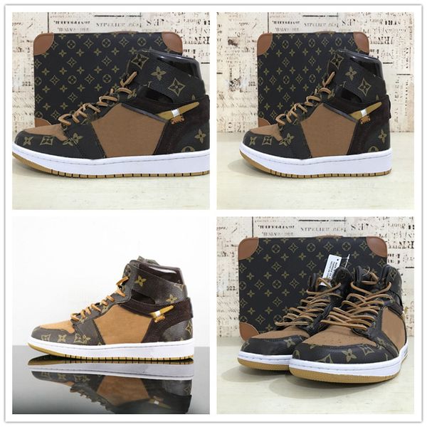 

2020 release off 1 sneakers white 1s man authentic nakeskin jordan retro quality basketball shoes off real leather shoes