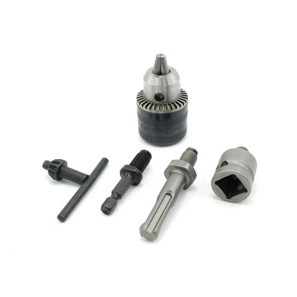 

5pc drill chuck sets handle round electric hammer accessories impact drill electric wrench conversion head hexagonal post
