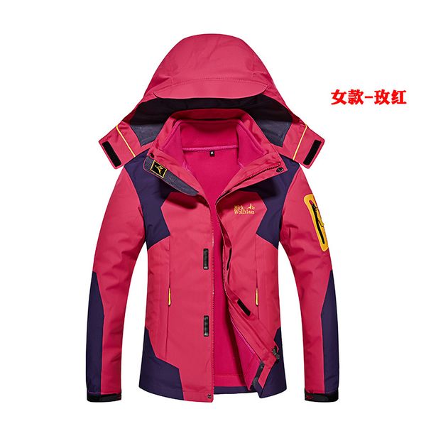 

men women winter sports outdoor jackets male softshell clothes coats camping hiking ski coats for waterproof windproof thermal, Blue;black