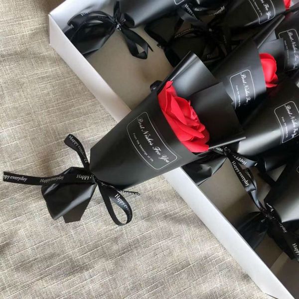 

новая партия фавор мыло цветок розы искусственный цветок букет многоцветный роза цветок венчания украшения скрапбукинг праздничные товары