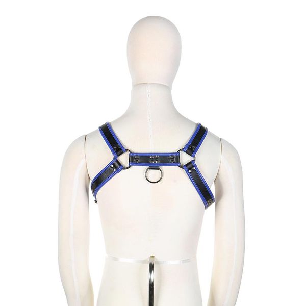 

factory outlet blue + black belt men's harness lingerie rave sling arnes mujer pastel goth bondag set, Black;brown