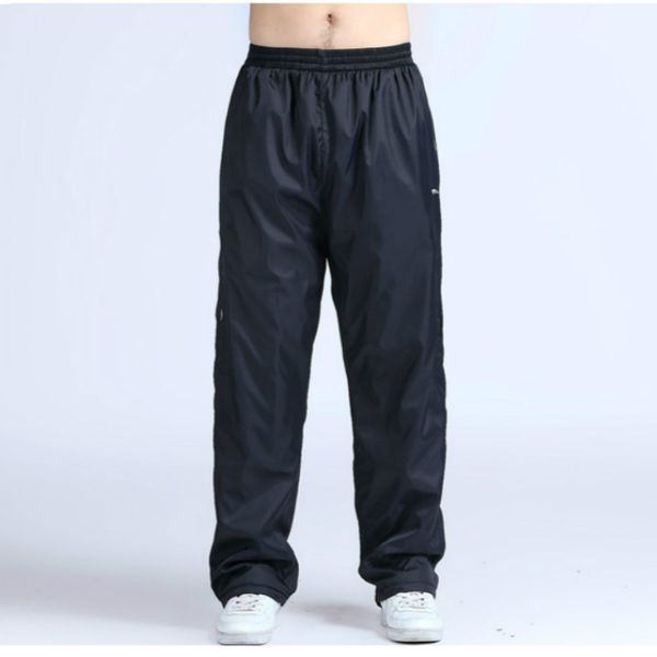 

2018 new fertilizer to increase the large yards loose straight pants casual pants spring trousers nutty breathable mesh liningg, Black