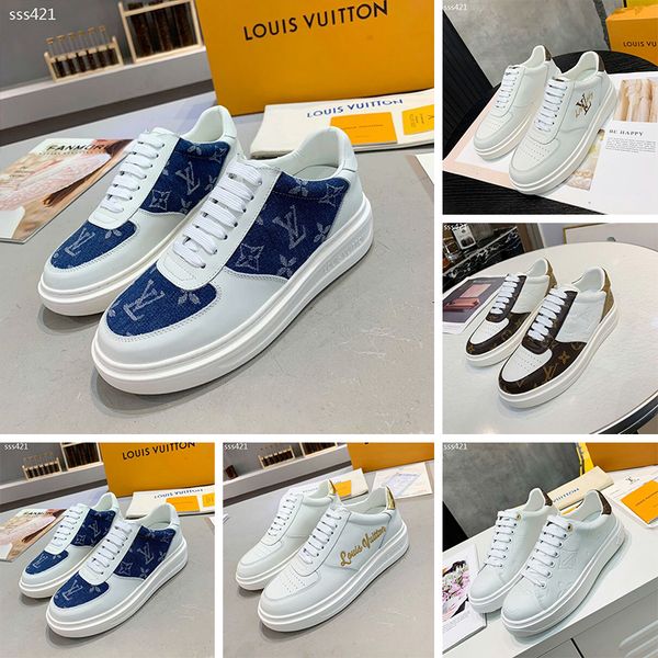 

selling 2020 color matching shoes for men fashion leather outdoor sneakers red black thick-soled flat fashion sneakers size 39-45