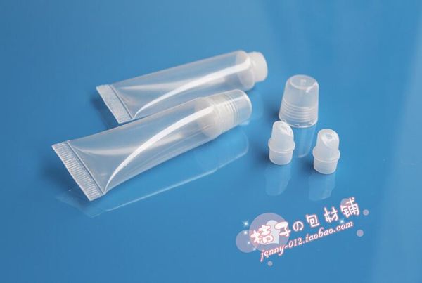 15ML Lucency Clear Plastic Lip Gloss Tube Упаковочные контейнеры оптом Retail Оригинальные Оригинальные Оригинальные Благословенные Бальзама для губ Бальзама