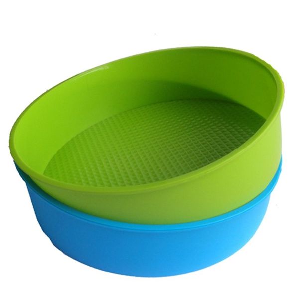 

silicone mould bakeware 26cm/10inch round cake form baking pan blue and green colors are random other bakeware