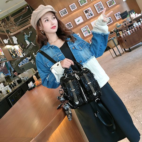 

2019 new multi-use bag women's handbag large-capacity fashion hundred leather one-shoulder diagonal span bag