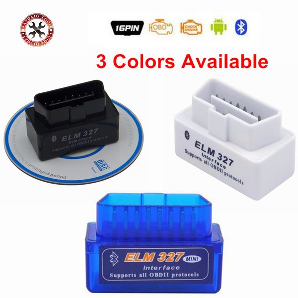 

2018 new obd v2.1 mini elm327 obd2 bluetooth auto scanner obdii 2 car elm 327 tester diagnostic tool for android windows symbian