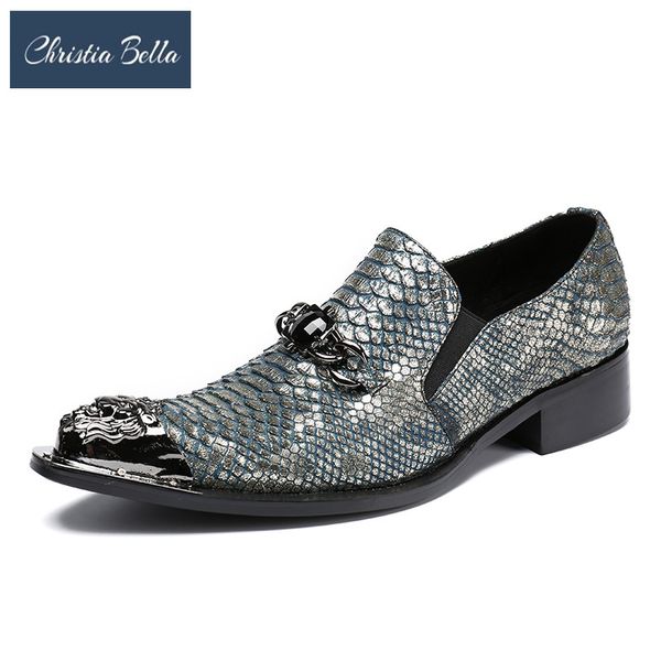 

evening party wedding shoes hairdress shoes handmade pointed toe sliver metal new leather men dress nightclub party, Black