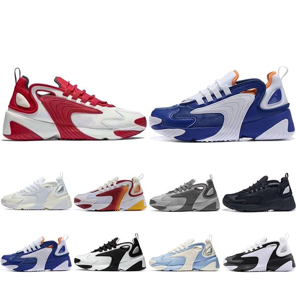 

Free Shipping M2k Tekno Zoom 2K ZM 2000 Running Shoes For Men Women triple Black White Blue Orange Mens Trainers fashion Sneakers 36-45