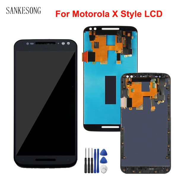 

5.7" for motorola moto x style/x pure xt1572 lcd display touch screen digitizer assembly for moto x style/xt1570 xt1575 display