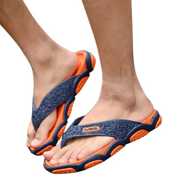 

sagace 2019 new arrival summer men's shoe open toe slippers fashion beach shoes massage bathroom flip flops tongs homme ete, Black