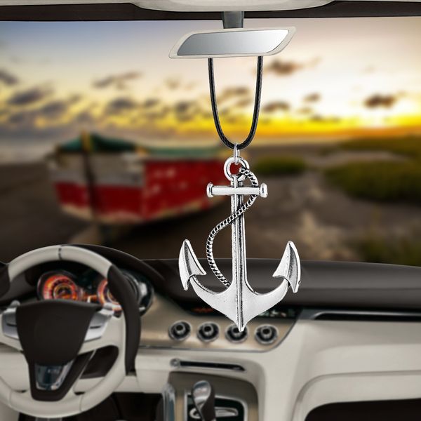 

bemost car pendant ship's anchor hanging ornaments automobiles rearview mirror suspension decoration auto accessory gifts