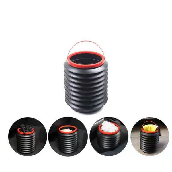 

universal car trash bin auto organizer storage box car trash can rubbish gargage holder 4l automobile storage bucket accessories