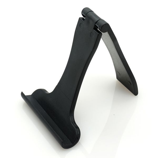 Universal Preto Folding plástico stand titular de telefone celular