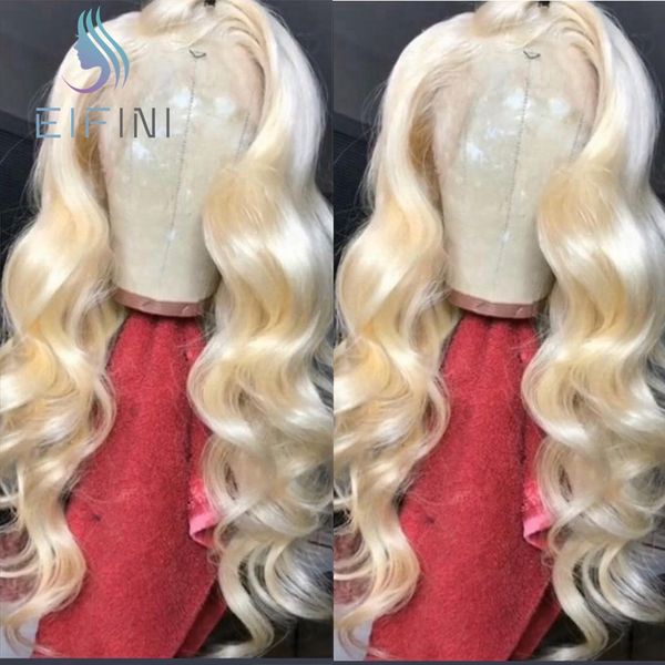 

150% density 613 blonde lace front wigs for black women pre plucked remy malaysian body wave human hair lace wigs with baby hair, Black;brown