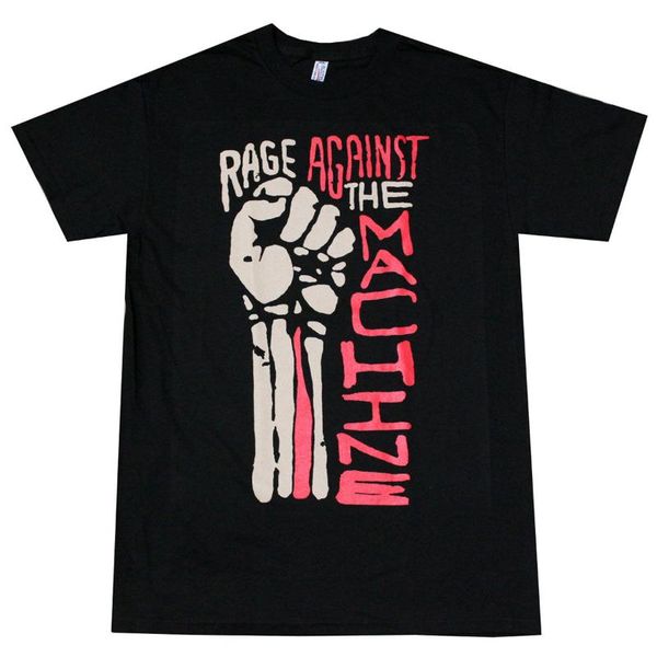 

ratm rage against the machine мужская футболка черного цвета, White;black