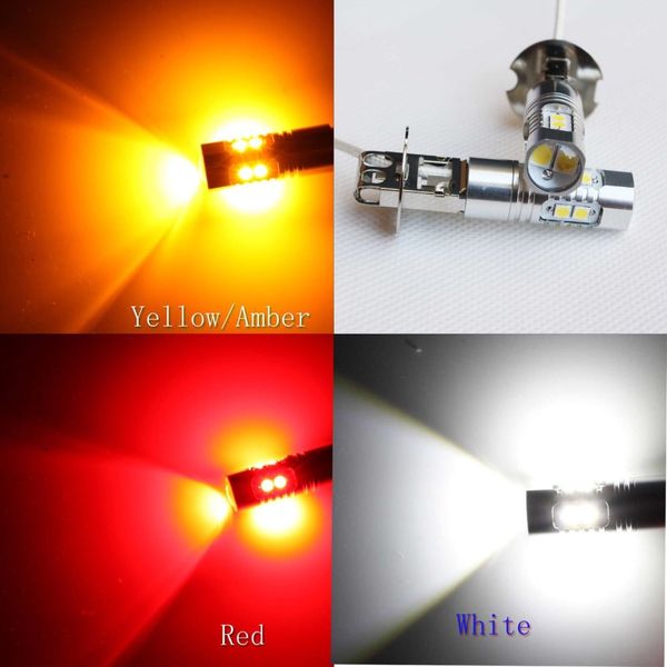 

50w led high power chips car fog drl light dc12-24v 2pcs (h3, white