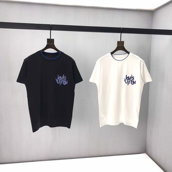 

men women'stshirt fashion classic luxury design mens t shirt short sleeved printing letters mens polo shirt brand shirt tees g7, White;black