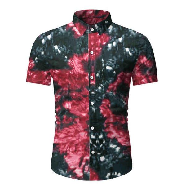 

men's casual shirts summer fashion printed shirt hawaiian holiday top, White;black