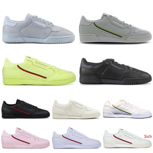 

powerphase калабасас continental 80 повседневная обувь kanye west black pink semi-frozen желтый серый женщины mens тренер спорт кроссовки 36