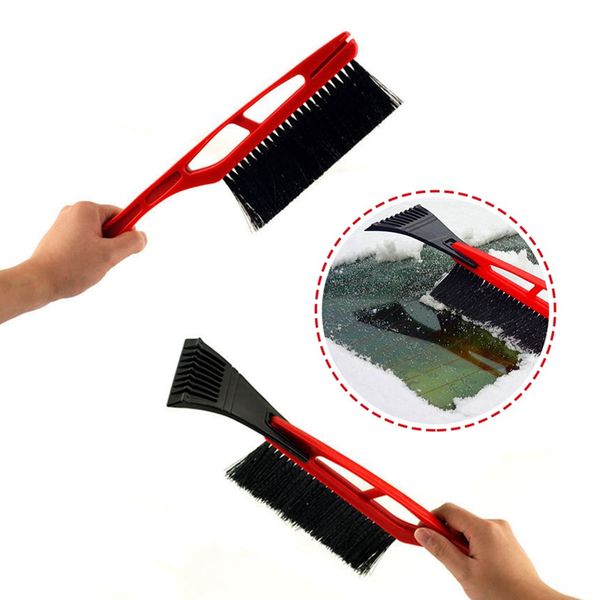 

1x car multifunctional snow shovel for suzuki swift mitsubishi hyundai long handle de-icing brush accessories