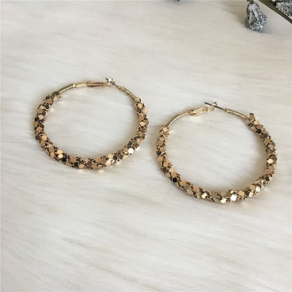 

fashion jewelry antique gold color plating wrapped hoop earrings for women girl, Golden