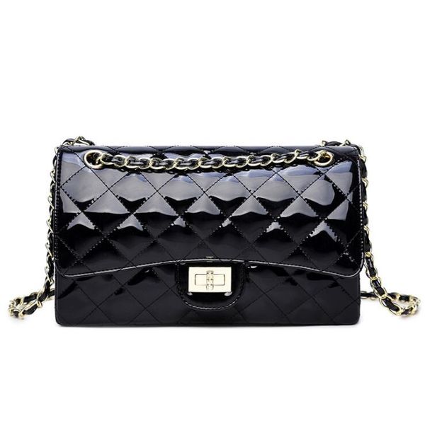 

New Women fashion Patent leather Chain Shoulder Bags Crossbody bag BY913