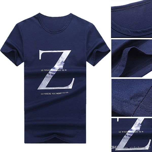 

men t-shirt+shorts set round collar base holiday short sleeve two-piece letter printed causal slim fit daily suit summer boys, Gray