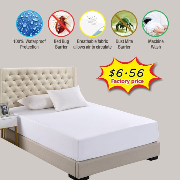 

new waterproof mattress pad hypoallergenic mattress protector against dust mites and bacteria fitted sheet er