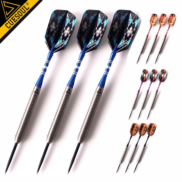 

3pcs/set cuesoul 23g professional 90% tungsten steel tip darts set with 5 types