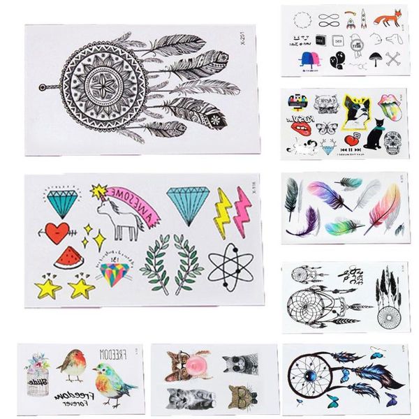 

3d dream catcher waterproof temporary flash tattoo sticker body art decal