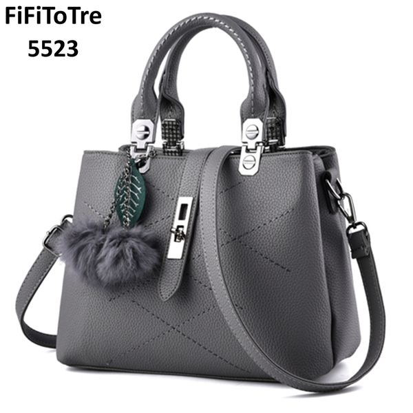 

2019 new fashion woman bag fashion designers casual metal tote leather lady handbags shoulder bag dark gray
