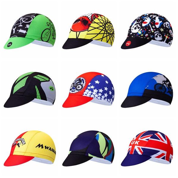 

new team pro cycling caps headwear road mountain bike race pirate headband inside helmet men women pirate hat, Black