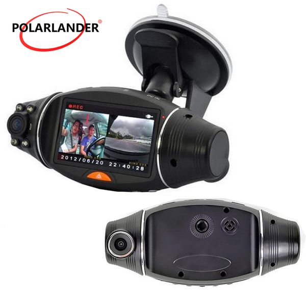 

g-sensor 2.7 inch dash cam hd camera dual lens car camera video recorder infrared night vision 1080p dvr r310 gps logger tft lcd