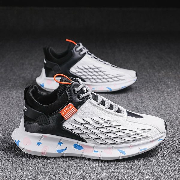 

fashion running shoes men breathable comfortable athletic shoes fish scale men jogging sneakers zapatillas hombre deportiva