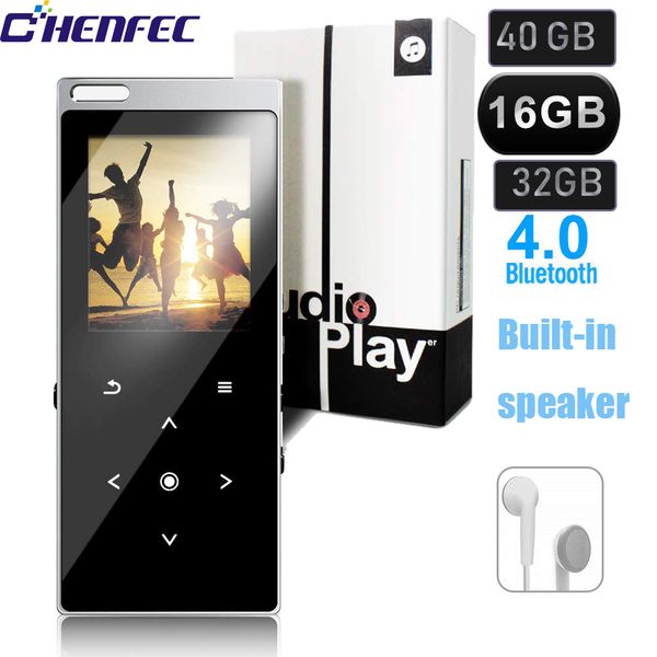 

2019 chenefec brand metal built-in speaker 16gb mp3player,support bluetooth 4.0,fm radio touch button music player