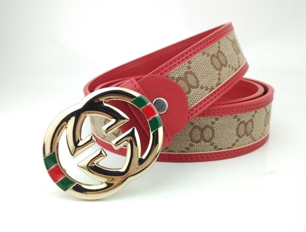 

fashion designer belts men women belt big smooth buckle genuine leather belt man woman luxury belts, Black;brown