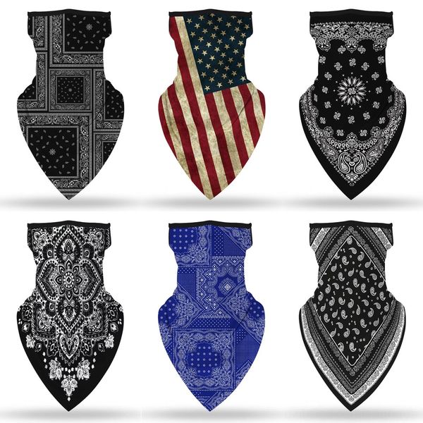 

d3k3z bandana 3d sport neck skull bicycle fishing scarf bandanas shield face mask headband stock ring headwear scarf bicycle balaclava, Black