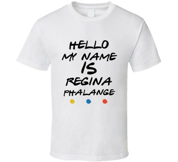 

friends tv show hello my name is t shirt harajuku summer 2019 tshirt jurney print t-shirt retro vintage classic t-shirt, White;black