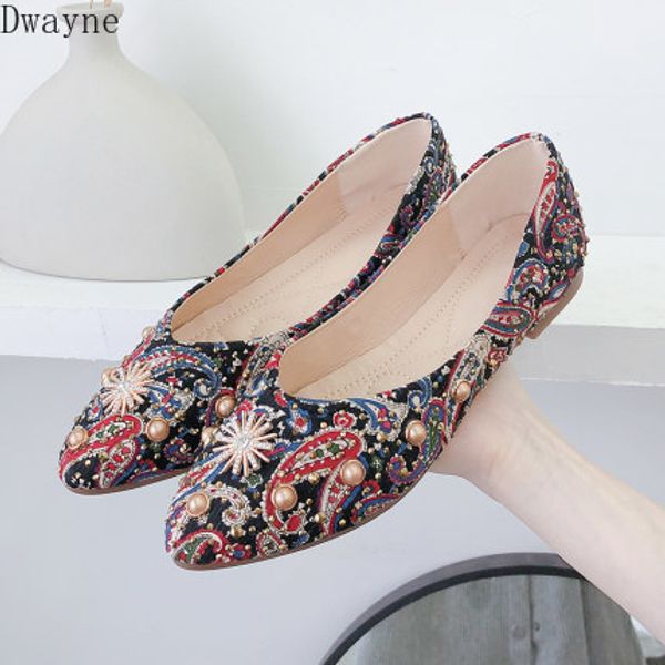 

2020 spring and autumn new flat shoes fashion tide women's shoes non-slip comfortable pointed lazy, Black