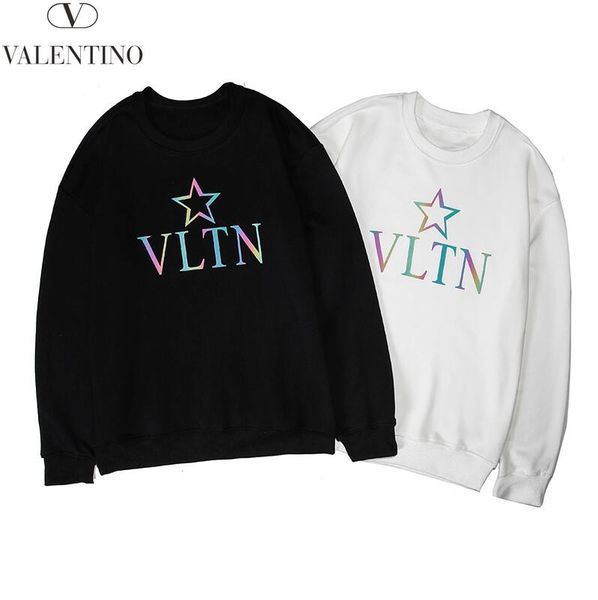 

2020 men's spring new hoodie spring solid color men's hoodie sweatshirt loose style fashion tide luxury pullover top, Black